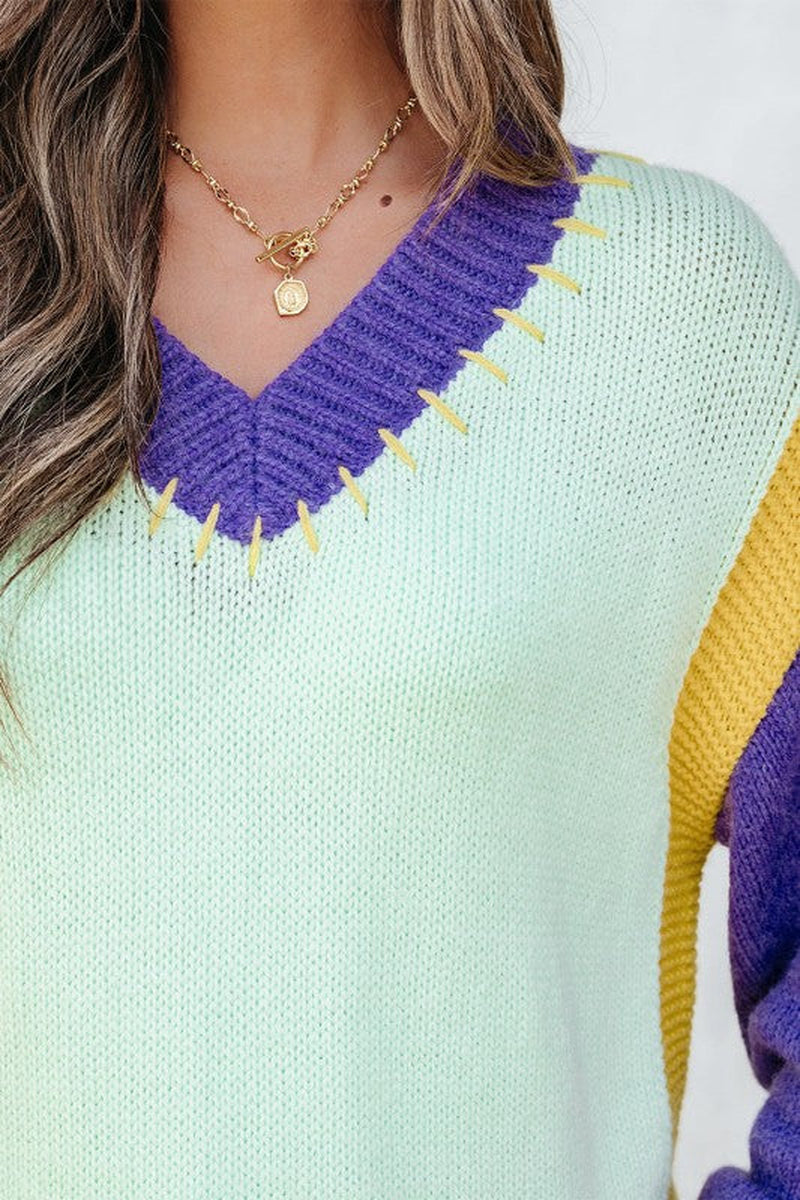 Colette Knitted Drop Shoulder Sweater