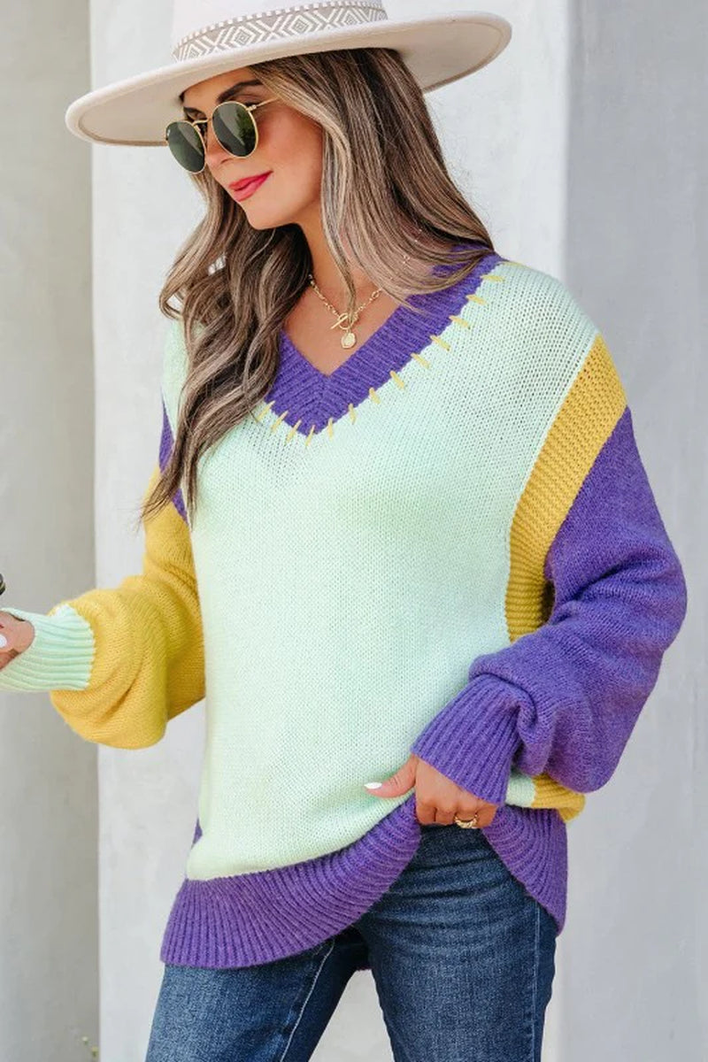 Colette Knitted Drop Shoulder Sweater