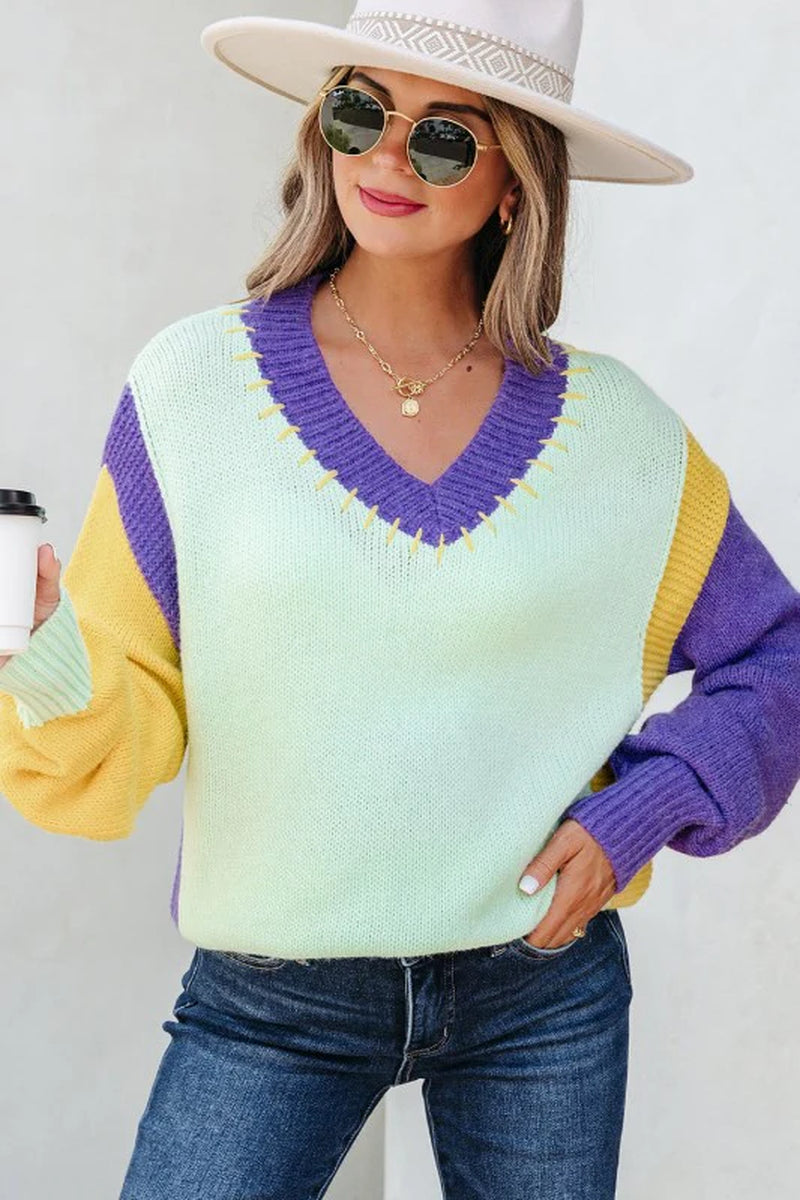 Colette Knitted Drop Shoulder Sweater